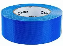 Лента K-FLEX 048-050 DUCT 1604H blue — самоклеящаяся армированная лента 48 мм × 50 м, синяя