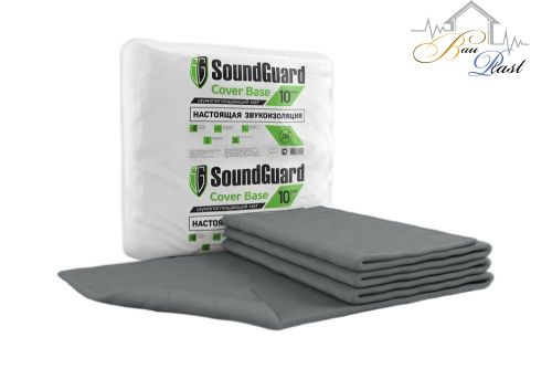 Звукоизоляционный мат SoundGuard Cover Eco Base 5000х1200х10 мм