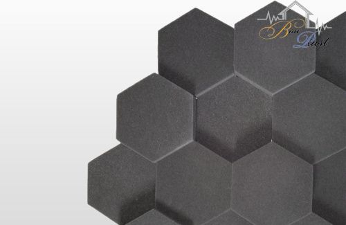 Акустический поролон ABEX Hexagon (12шт) ( 0.55 м2) фото 3