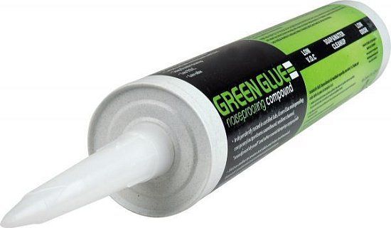 Появился клей Green Glue, улучшающий звукоизоляцию на 90%