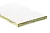 Панель акустическая Акустилайн    (Akustiline) Ampir White / Black (0,6м х 0,6м х 50мм) 0,36м2, кромка А