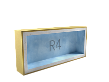 Подрозетник АкустикГипс Бокс  (AcousticGyps Box) R4 (120мм х 340мм х 45мм)