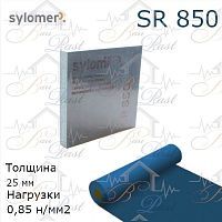 Sylomer SR 850 | бирюзовый |  лист 1200 х 1500 х 25 мм